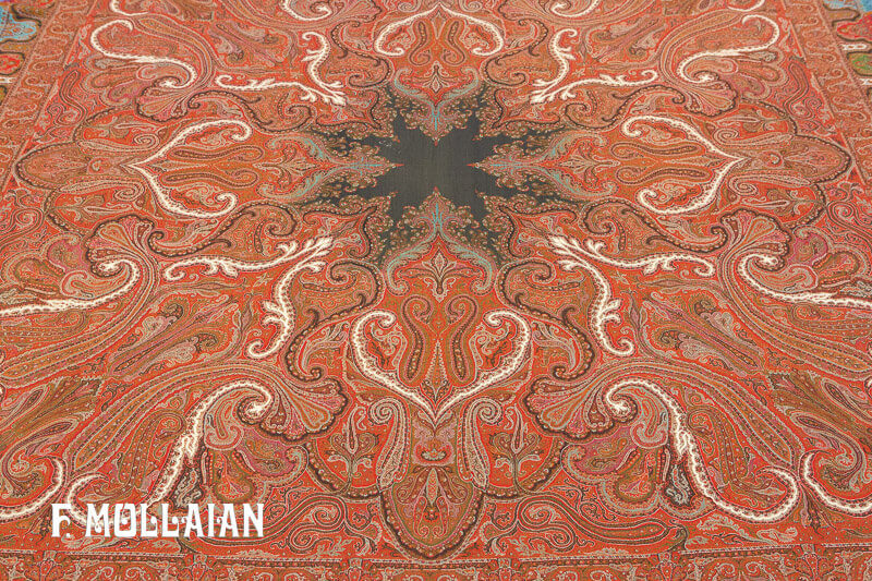 Antique persian Kerman Textile n°:29619340